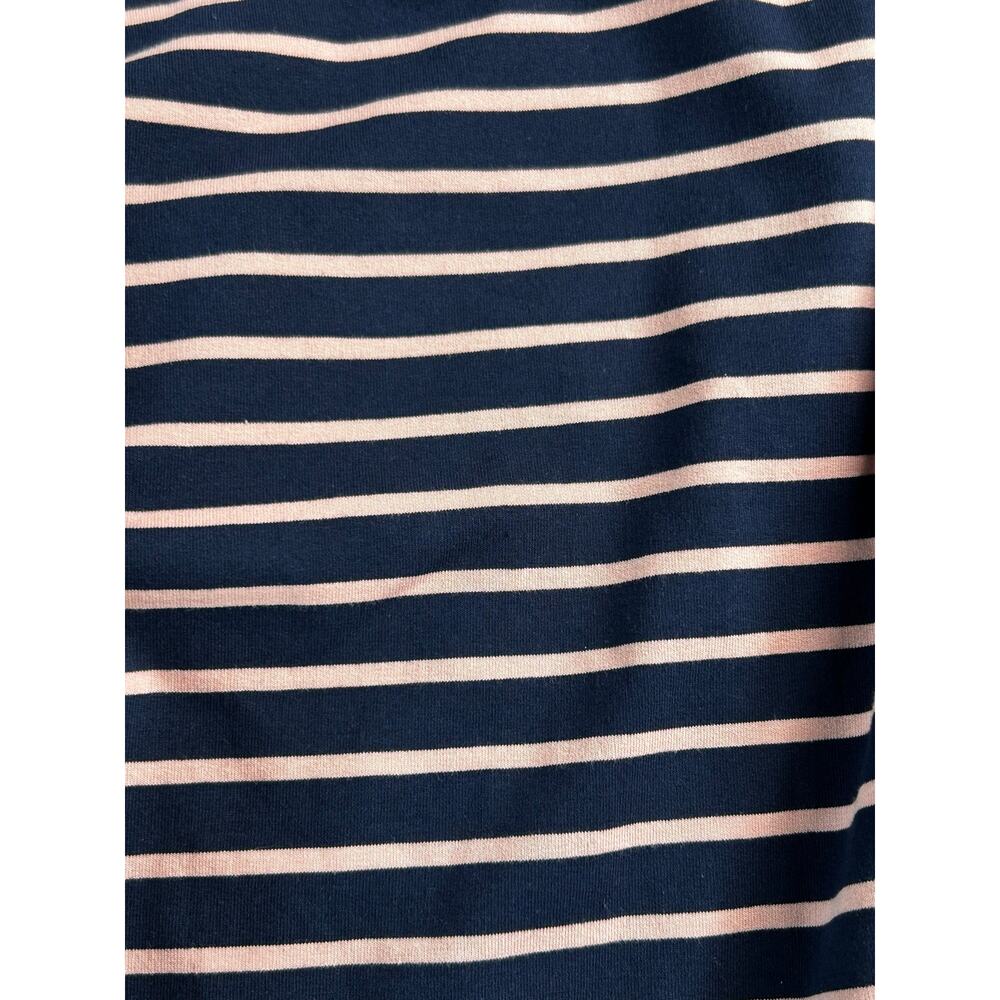 English Factory Womens M Navy Pink Stripe Sleeveless T-Shirt NWT - Picture 5 of 7